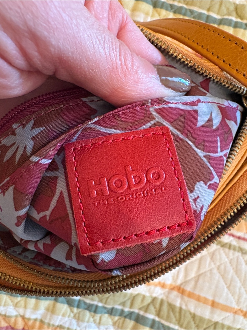 Hobo international mustard yellow leather Crossbody Bag - Picture 5 of 13